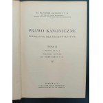 Ks. Franciszek Bączkowicz C.M. Prawo kanoniczne Podręcznik dla duchowieństwa Tom I-II