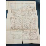 Polska Zachodnia Mapa Komunikacyjno-Administracyjna wraz z skorowidzem Rok 1945