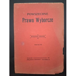 W. Wodowozow Powszechne Prawo Wyborcze Rok 1905