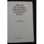 Milan Kundera Nieznośna lekkość bytu Kanon na koniec wieku