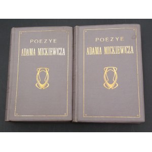 Adam Mickiewicz Poezyje 4 Voly 1900
