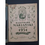 Kalendarz Marjański na rok pański 1931