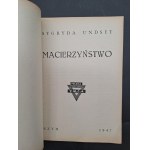 Sygryda Undset Macierzyństwo Rzym 1947