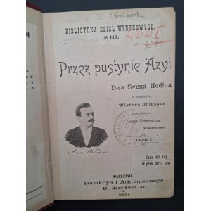 Dr Sven Hedin Przez pustynie Azyi