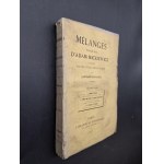 Ladislas Mickiewicz Melanges posthumes D'Adam Mickiewicz Publies Avec introduction, Prefaces et notes Rok 1872
