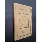 Honoration de la memoire D'Adam Mickiewicz en Italie Rok 1881
