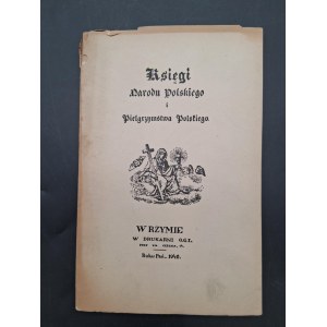 Adam Mickiewicz Księgi Narodu Polskiego i Pielgrzymstwa Polskiego Rzym 1946