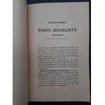 Programme du parti socialiste polonais Program PPS 1907 Paryż