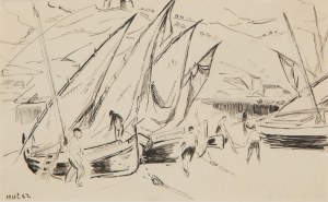 Maria Melania Mutermilch \ Mela Muter (1876 Warszawa - 1967 Paryż), Łodzie w Collioure, około 1925