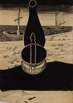 Marian Bogusz (1920 Pleszew - 1980 Warszawa), Bez tytułu, 1955