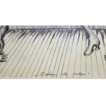 Jan Lebenstein, Scene de salon from the series Animal Farm