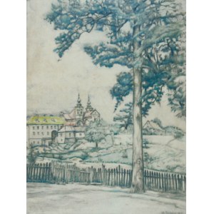 Marian TRZEBIŃSKI (1871-1942), Celkový pohľad na kláštor Bielański