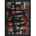 Wanda PAKLIKOWSKA-WINNICKA (1911-2001), Obraz czerwień-czerń, 1957