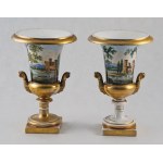 Coppia di vasi decorativi