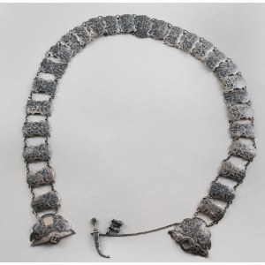 Silver costume belt so-called Caucasian belt