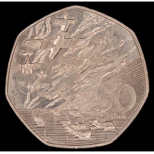 Great Britain. 50 Pence 1994 D Day