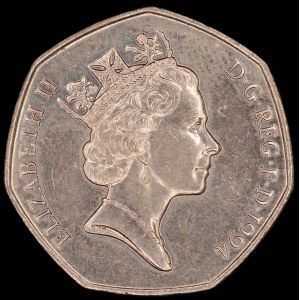 Great Britain. 50 Pence 1994 D Day