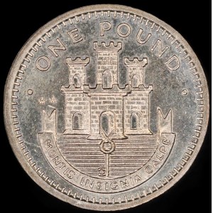 Gibraltar. 1 Pound 1993