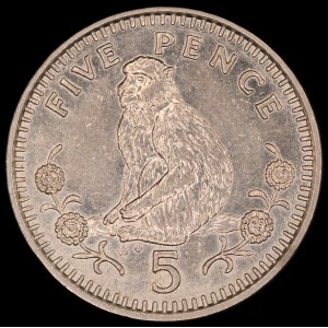 Gibraltar. 5 Pence 1989