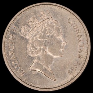 Gibraltar. 5 Pence 1989