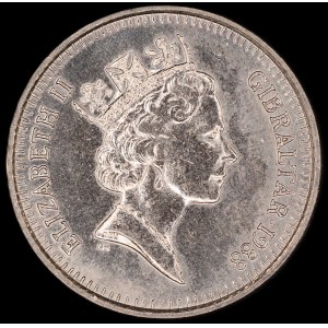 Gibraltar. 5 Pence 1988