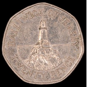 Jersey. 20 Pence 2002