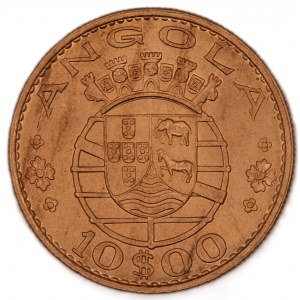 Angola. 10 Escudos 1970
