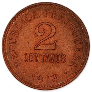 Portugal. 2 Centavos 1918