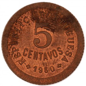 Cabo Verde. 5 Centavos 1930