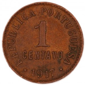 Portugal. 1 Centavo 1917