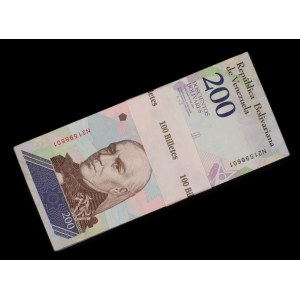 Venezuela. 200 Bolivares 2018 Bundle x 100