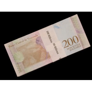 Venezuela. 200 Bolivares 2018 Bundle x 100
