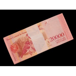 Venezuela. 20000 Bolivares 2017 Bundle x 100