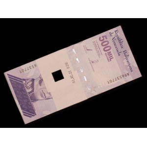 Venezuela. 500000 Bolivares 2020 Bundle x 100