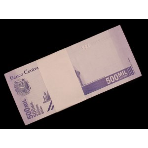 Venezuela. 500000 Bolivares 2020 Bundle x 100