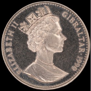 Gibraltar. 1 Crown 1990