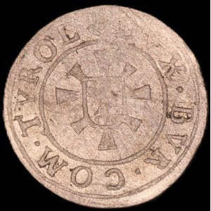 Austria. Tyrol 1 Kreuzer 1647-1662 Silver