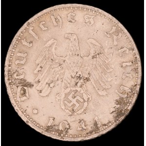 Germany. Third Reich 50 Reichspfennig 1941 J Hamburg