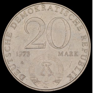 Germany. DDR 20 Mark 1973 A Berlin