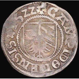 Germany. Kempten 1/2 Batzen 1522 Silver