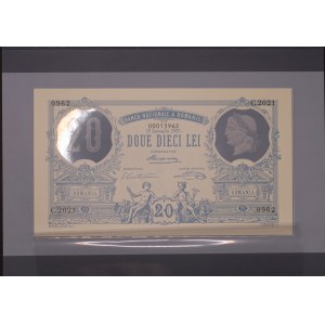 Romania. 20 Lei 1881 (2021) Polymer Official Issue
