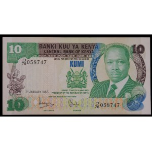 Kenya. 10 Shillings 1982