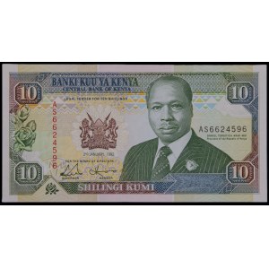 Kenya. 10 Shillings 1992