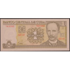 Cuba. 1 Peso 2011 Replacement