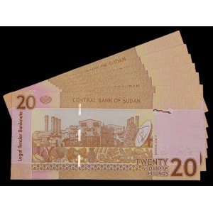 Sudan. 7 Pcs of 20 Pounds 2011