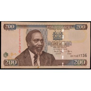 Kenya. 200 Shillings 2010