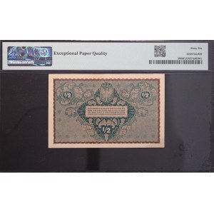 Poland. State Loan Bank 1/2 Marki 1920
