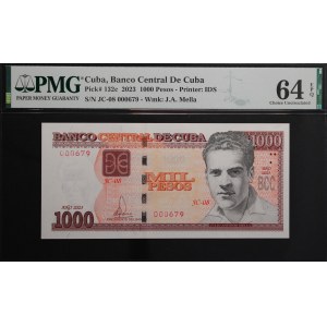 Cuba. 1000 Pesos 2023 Low S/N 679