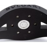 BULGARI, BULGARI Optical Illusion Collection: onyx gold spin caoutchouc bracelet