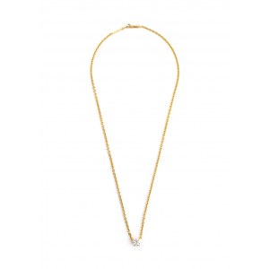 CARTIER, Collection CARTIER 1895 : collier solitaire en or et diamants